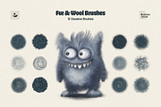 Fur Brushes for Illustrator, a Brush Add-On by pixelbuddha.net (Thumbnail 3 of 6)