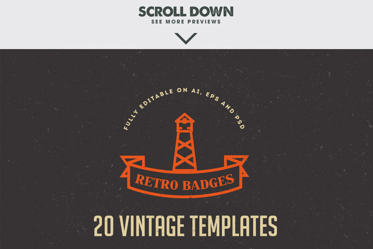 MASSIVE BUNDLE 576 Vintage Logos, a Branding & Logo Template by Design District (Photo 11 of 14)