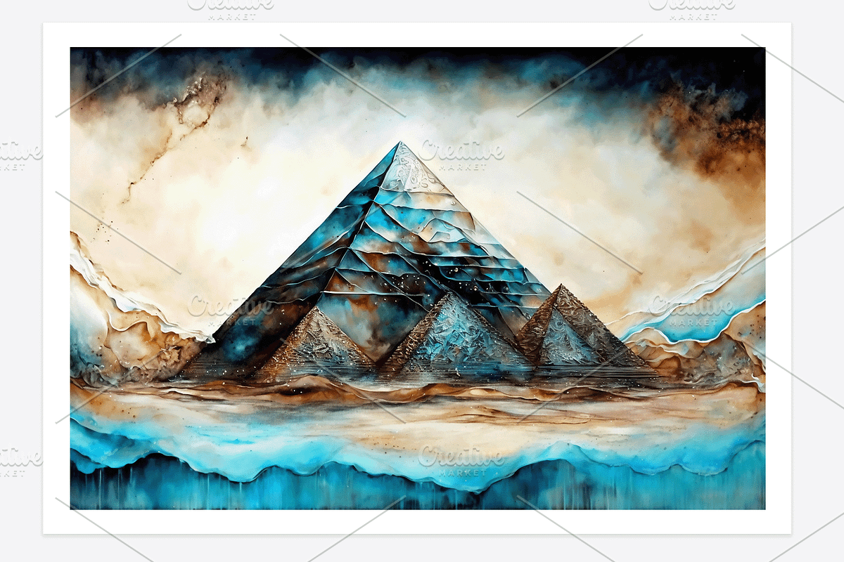 Piwa Collection · The Pyramid, a Decorative Illustration by milatovar (Photo 14 of 17)