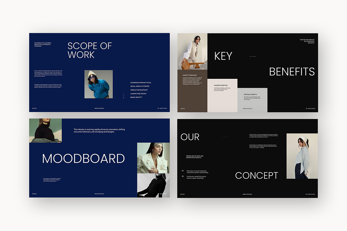 Wier : Minimal Design Google Slides, a Presentation Template by Punkl Camp (Photo 9 of 16)