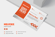 Molvenix Construction - Certificate, a Print Template by Esensifiksi.studio (Thumbnail 1 of 3)