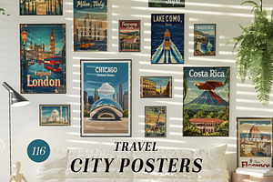 Travel City Posters