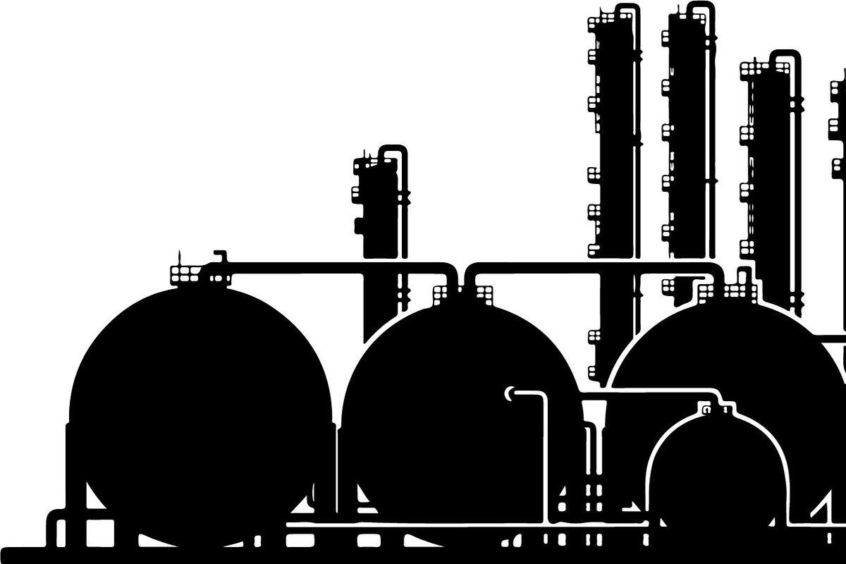 Industrial Factory Silhouette Bundle, an Illustration by Designs_River (Photo 4 of 45)