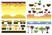 Landscape Constructor Set I, a Background Graphic by 2dvillShop (Thumbnail 2 of 6)