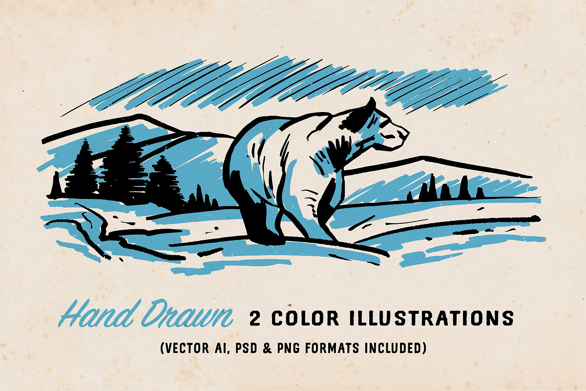 Wilderness Spot Art Collection, an Illustration by Nathan Brown (Photo 5 of 7)