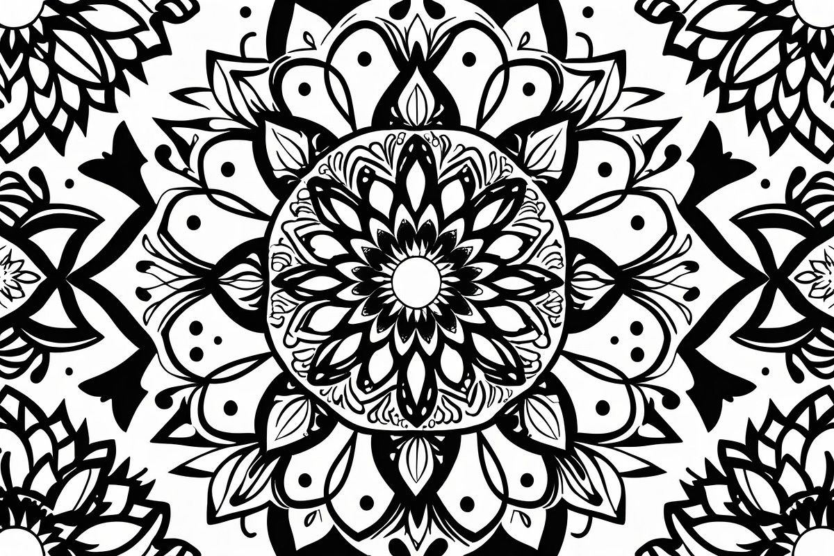 Floral Mandala Vector Bundle, an Illustration by jahid234 (Photo 4 of 7)