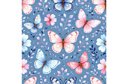 Baby Butterfly Background, an Animal Illustration by Sharon Schwalbe (Thumbnail 6 of 6)