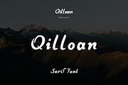 Qilloan, a Font by Kenrichi (Thumbnail 1 of 4)