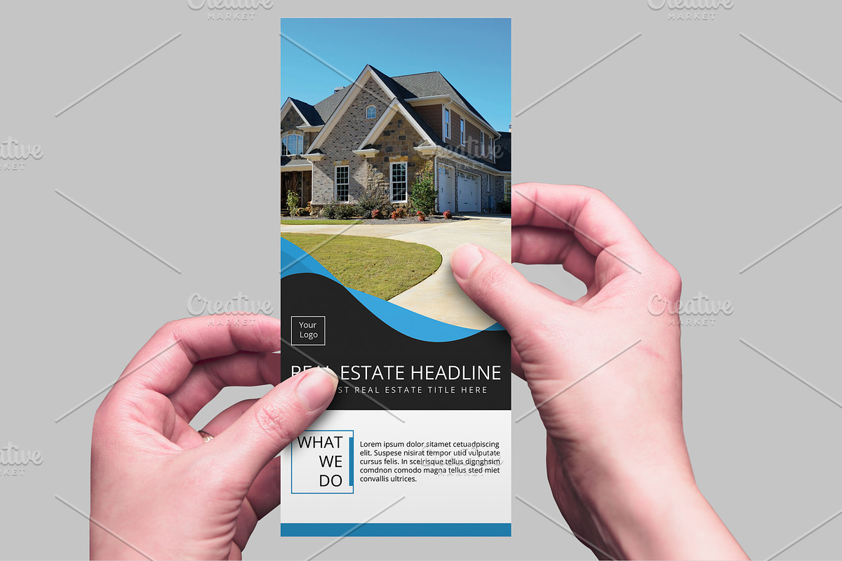 Real Estate Rack Card V07, a Card Template by Template Shop