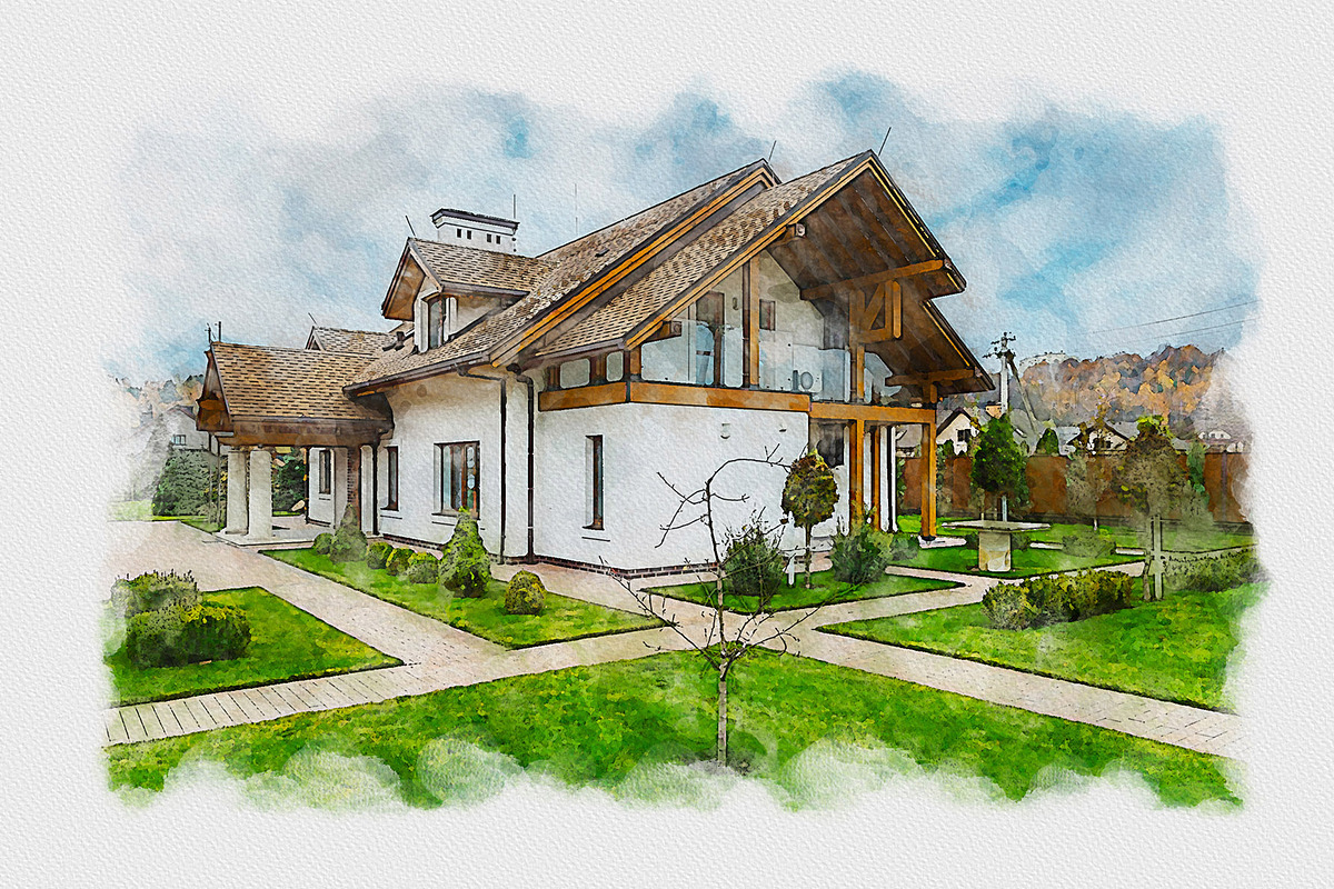 House Portrait from Photo Action, an Action Add-On by MRI STUDIO (Photo 14 of 17)