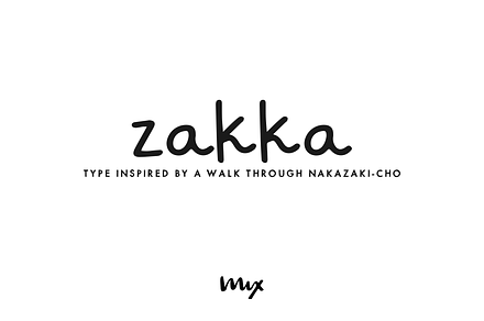 Mix Zakka, a Sans Serif Font by Mix Fonts
