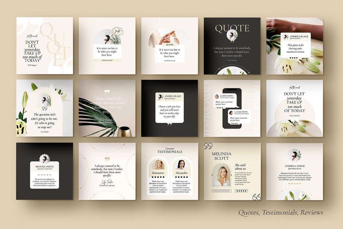 Instagram Course Creator / Mona, a Social Media Template by Mirazz (Photo 7 of 27)