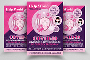 Stay Home Stay Safe Covid-19 Flyer, a Flyer Template by Business Flyers (Thumbnail 1 of 2)