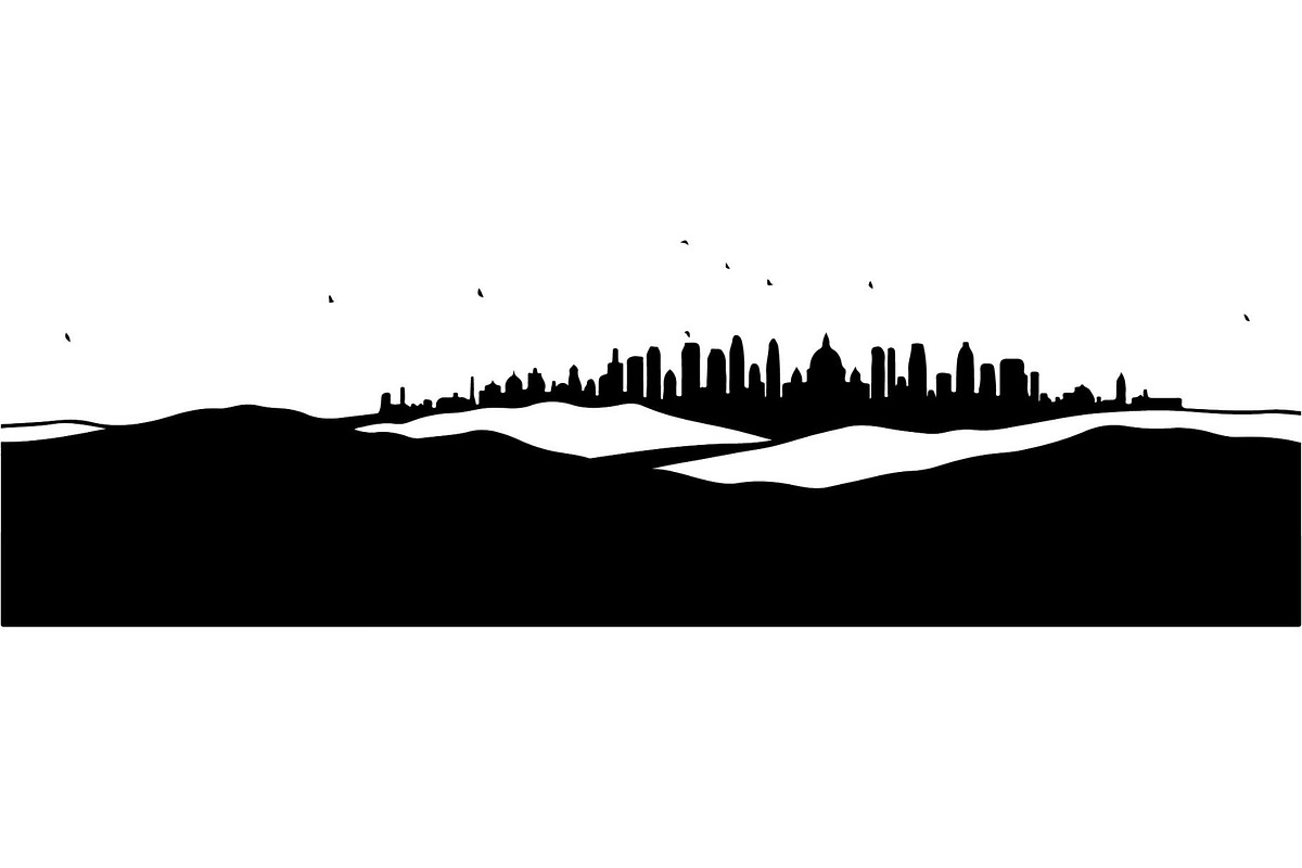 Abstract Landscape Silhouette, an Object Graphic by Designer_Momina (Photo 4 of 20)