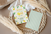 Sweet One Lemon Birthday Bundle, a Stationery Template by Digital_Mind (Thumbnail 8 of 8)