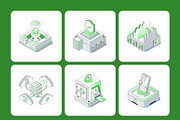 70 Fintech & Blockchain Isometric, a Technology Illustration by Brickclay (Thumbnail 12 of 12)