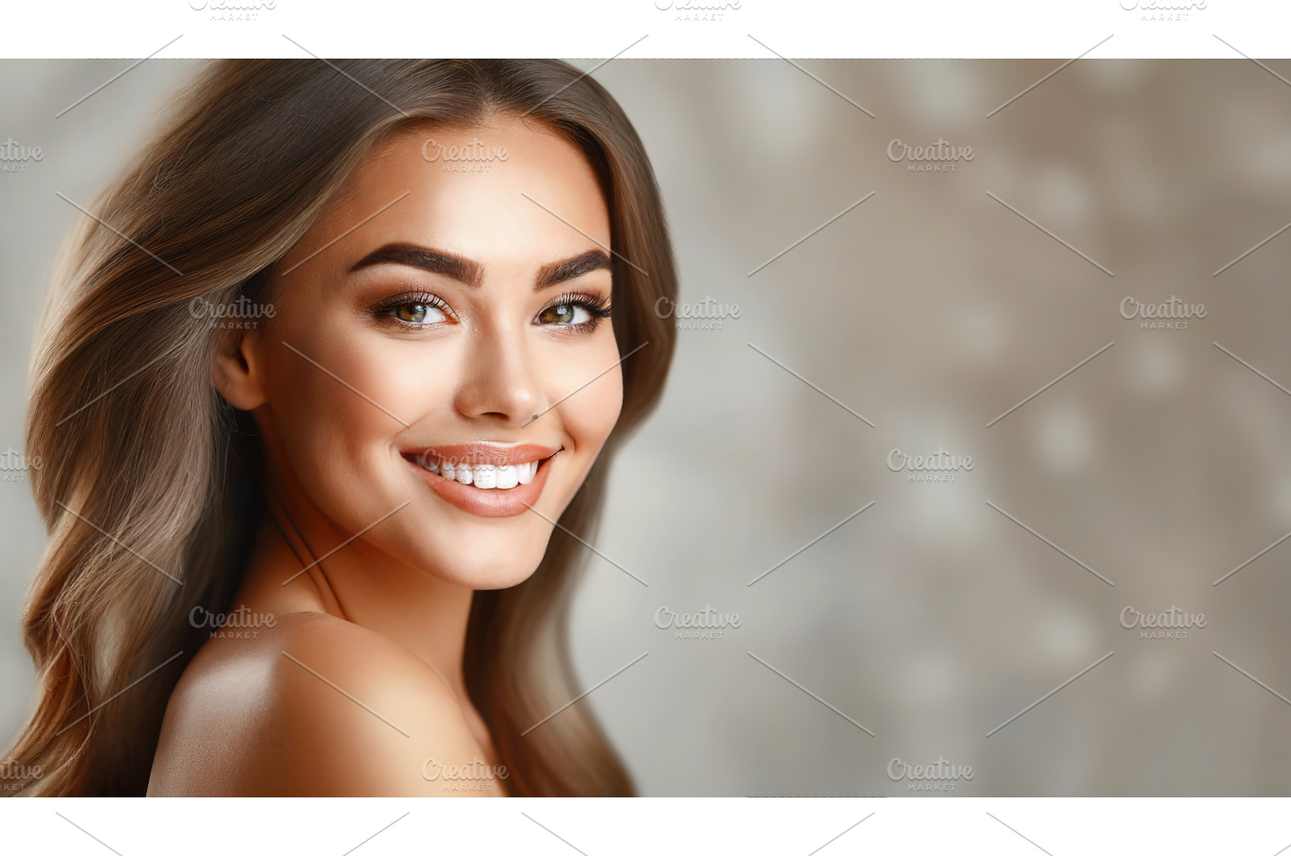A portrait of a young woman with, a Beauty & Fashion Photo by Igor Tichonow