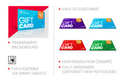 Giftcard Mockup, a Merchandise Mockup by doghead (Thumbnail 2 of 2)