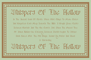 Black Eoghan Blackletter Font, a Blackletter Font by PutraCetol Studio (Thumbnail 6 of 11)