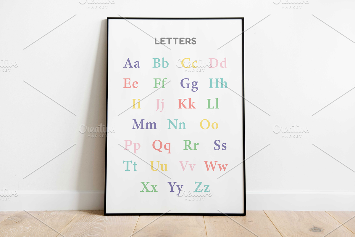 Educational posters set for kids, an Education Illustration by iDezignify (Photo 4 of 5)