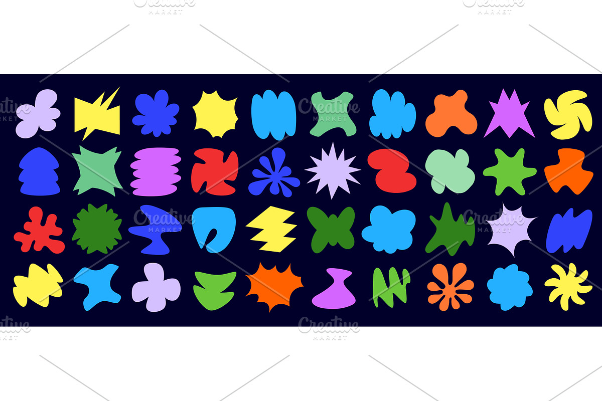 Abstract groovy shapes, a Decorative Illustration by Buch&Bee