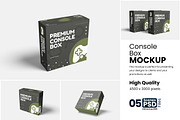 Console Box Mockup, a Product Mockup by bimockup (Thumbnail 1 of 6)