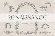 Renaissance Frames & Elements, a Decorative Illustration by Yanakicc (Thumbnail 1 of 8)