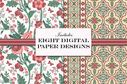 Lilac & Rose Bohemian Patterns, a Pattern Graphic by RachelStudio (Thumbnail 2 of 10)