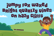 Jog Woiner - Bouncy Playful Fonts, a Sans Serif Font by Konstantine Studio (Thumbnail 3 of 4)