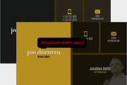 Personal Metro Business Card, a Business Card Template by Aabhaas (Thumbnail 5 of 5)