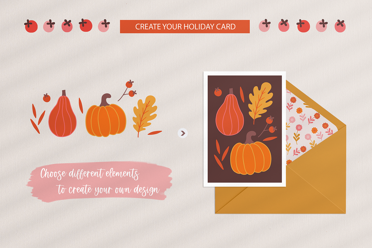 Autumn Time Kit, a Seasonal Illustration by miumiu (Photo 8 of 16)