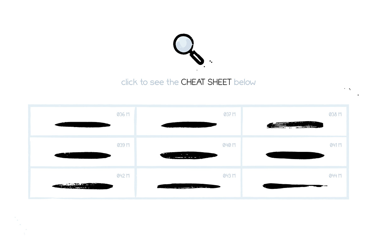 Round Ink Brushes & Splatters, a Brush Add-On by Side Project (Photo 6 of 7)