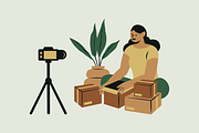 Influencer and Blogger Illustration, a Work Illustration by Jump Studio (Thumbnail 7 of 10)