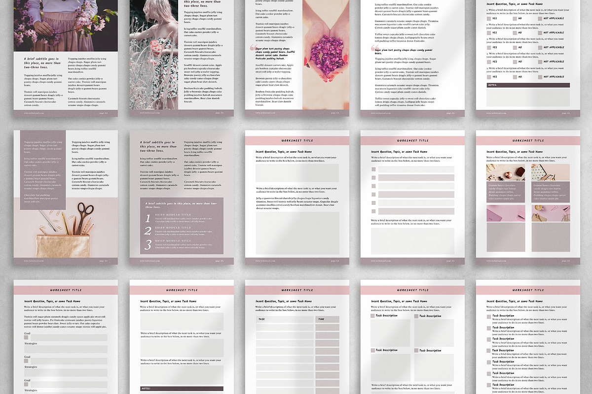 Workbook/eBook Canva Template | Sand, a Magazine Template by Studio Sugoi (Photo 6 of 10)