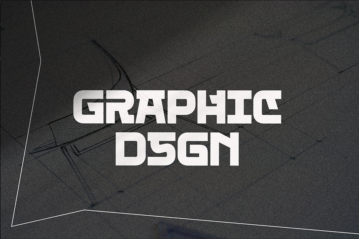 Grphcs - Logo Font, a Sans Serif Font by Grontype (Photo 2 of 10)