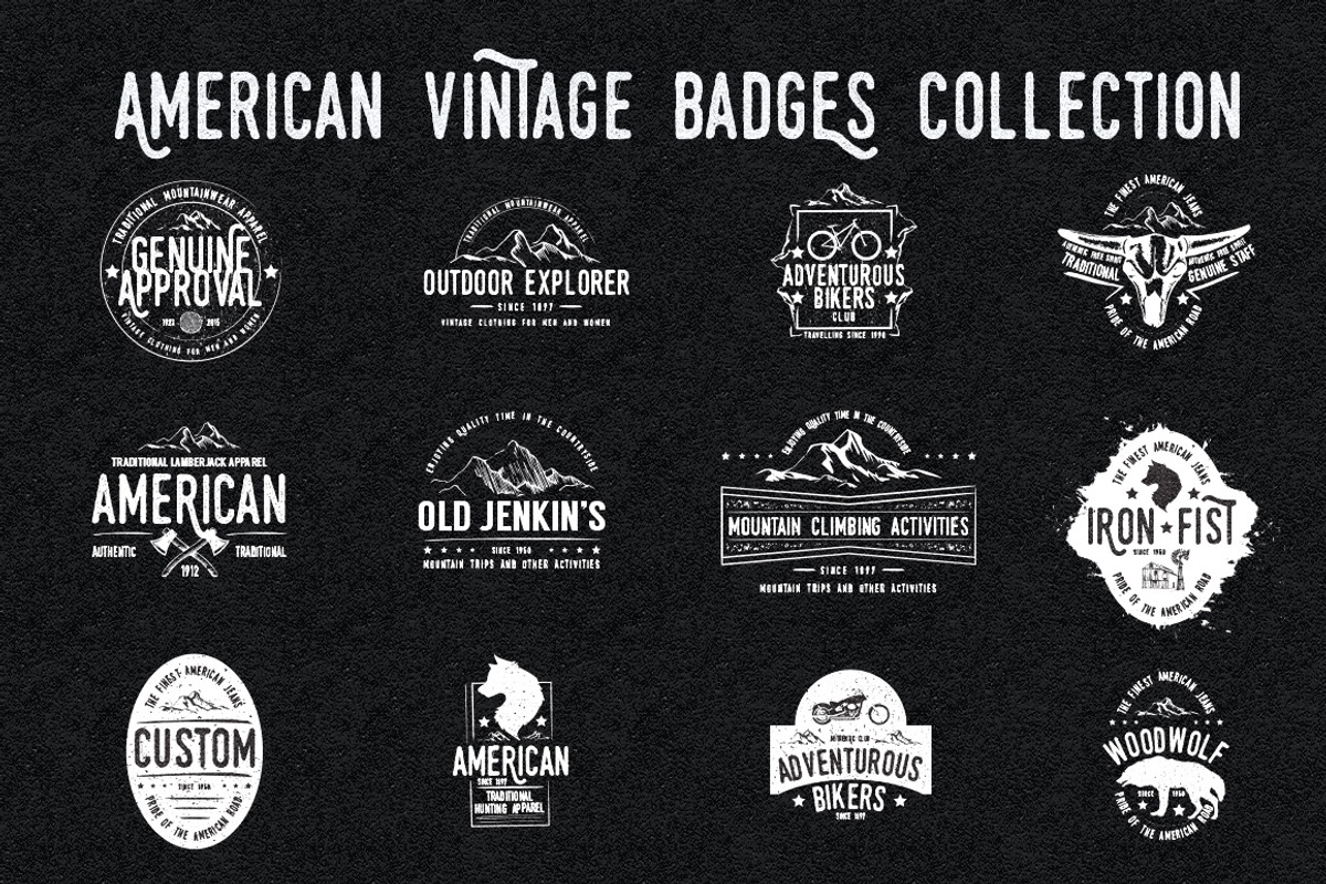 Hand Drawn Vintage Logo Templates, a Branding & Logo Template by Elegrad Design Agency (Photo 2 of 5)