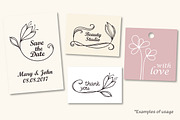 Hand drawn Vector Floral set, a Background Graphic by InkySplash (Thumbnail 5 of 5)