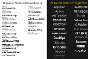 Premium Fonts, a Handwritten Font by 128bit Technologies (Thumbnail 4 of 5)