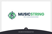 Music String Logo Template, a Branding & Logo Template by LOGOMAGINE (Thumbnail 14 of 16)