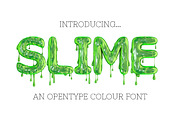 SLIME - OTF font & pngs, a Handwritten Font by ink drop (Thumbnail 1 of 4)