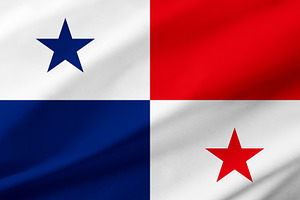 Panama flag background with waving fabric texture, a Background Photo by Davizro's Market