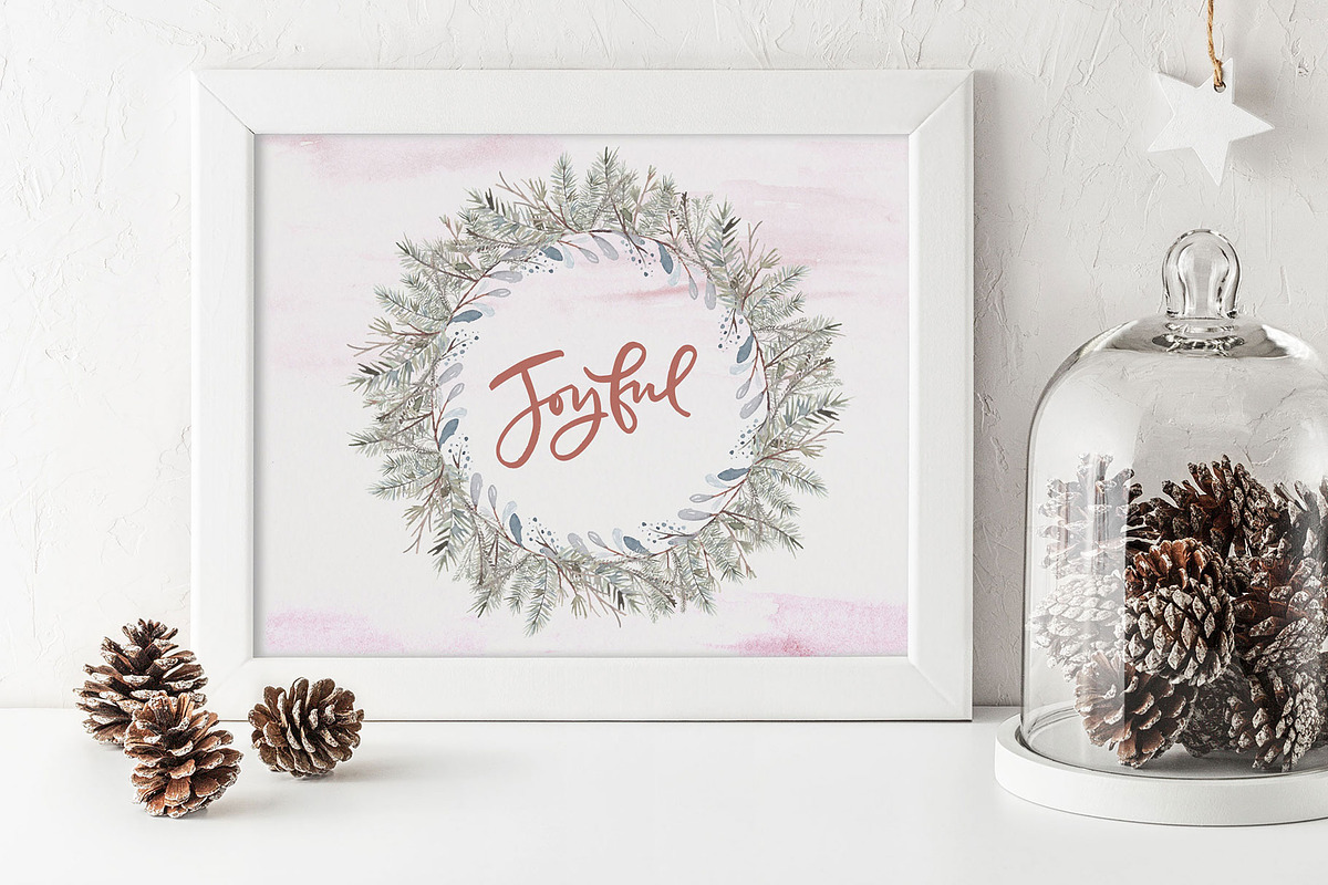 Winter Watercolors Kit, a Texture Illustration by Every Tuesday (Photo 3 of 22)