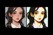 Glitch Vintage Photo Effect, a Layer Style Add-On by Design Squad (Thumbnail 3 of 3)