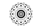 Ornamental Black White Mandala Pack, a Decorative Illustration by NJ Himel (Thumbnail 41 of 103)