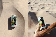200ml Can on Sand Mockup Set, a Packaging Mockup by creatsy5 (Thumbnail 3 of 6)