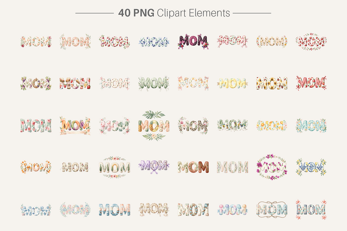 Summer Mom Sublimation PNG, an Illustration by Artnoy (Photo 2 of 8)