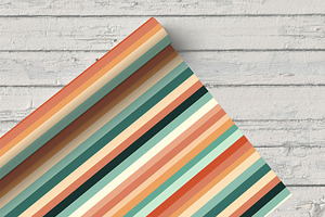 Vintage Stripe Seamless Pattern