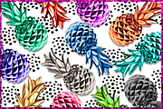Pineapple Png Clipart Set, an Illustration by The GG Shop (Thumbnail 2 of 7)