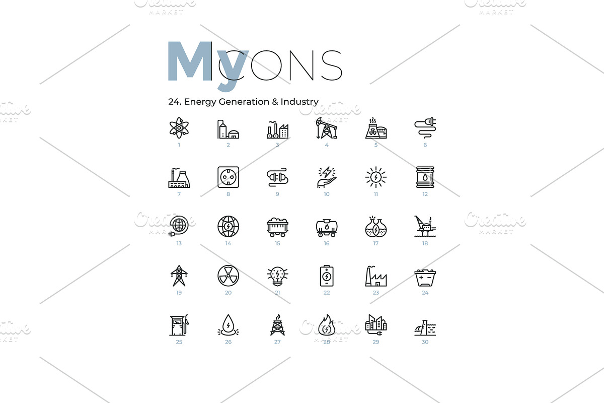 My Icons, an Outline Icon by Andrew Kras Design (Photo 31 of 38)