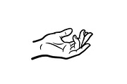 Hand Gesture Vector Icon Bundle, an Illustration by jahid234 (Thumbnail 24 of 52)